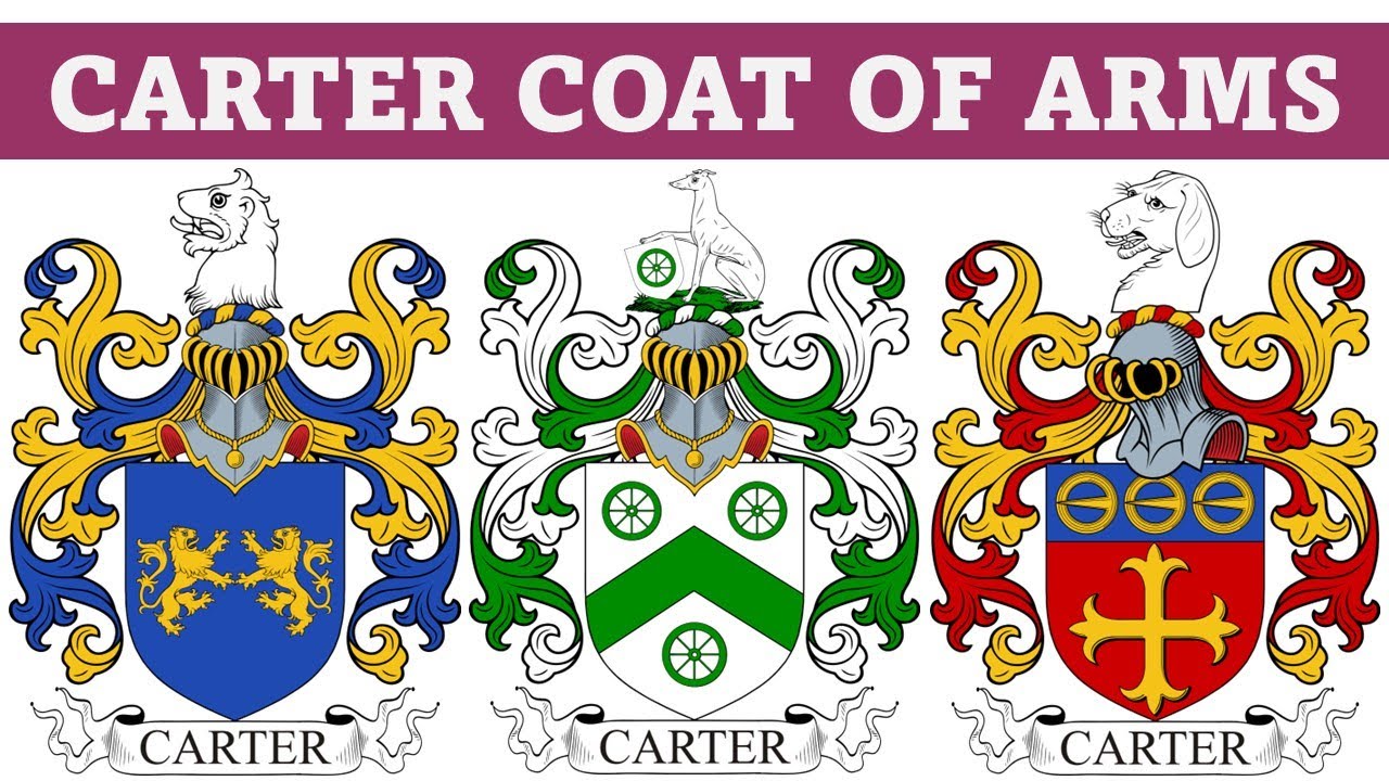 Carter Coat of Arms & Family Crest - Symbols, Bearers, History