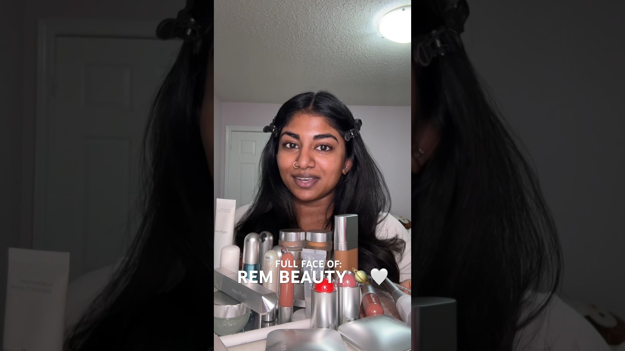 Полный макияж от @r.e.m.beauty на смуглой коже! 
