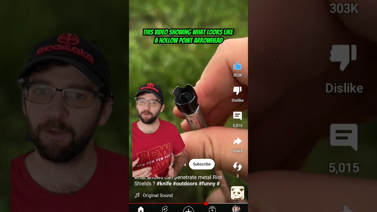 Hollow Point Arrow Head? #archery #hunting #history #nerd