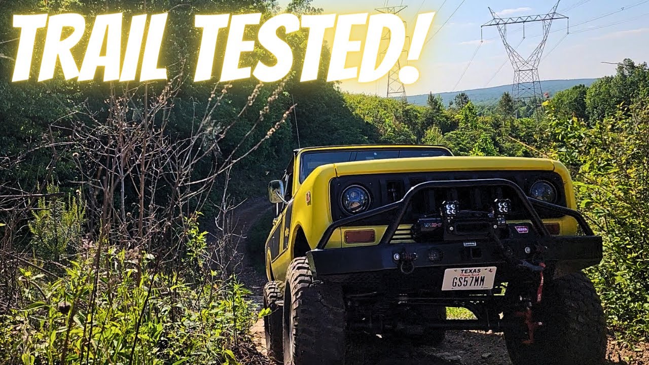 The cleanest International Scout we have ever taken Offroad!!!