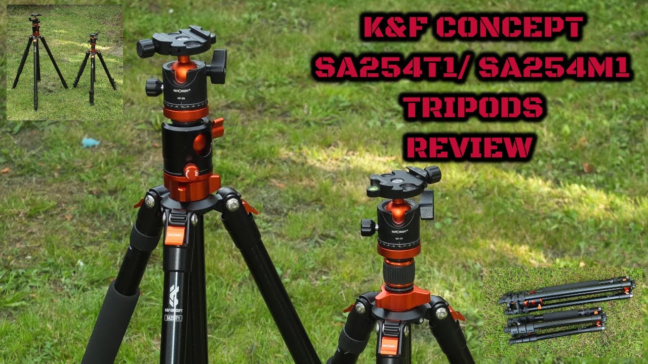 K&F Concept SA254T1 & SA254M1 Tripods: Review