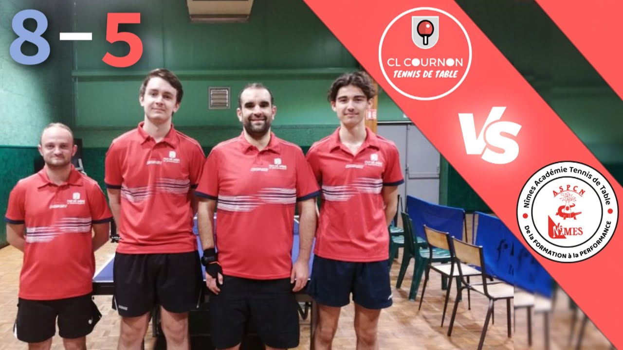 CL Cournon TT 1 VS Nîmes ASPC 2 | N3 |07/05/2022 | Tennis de Table