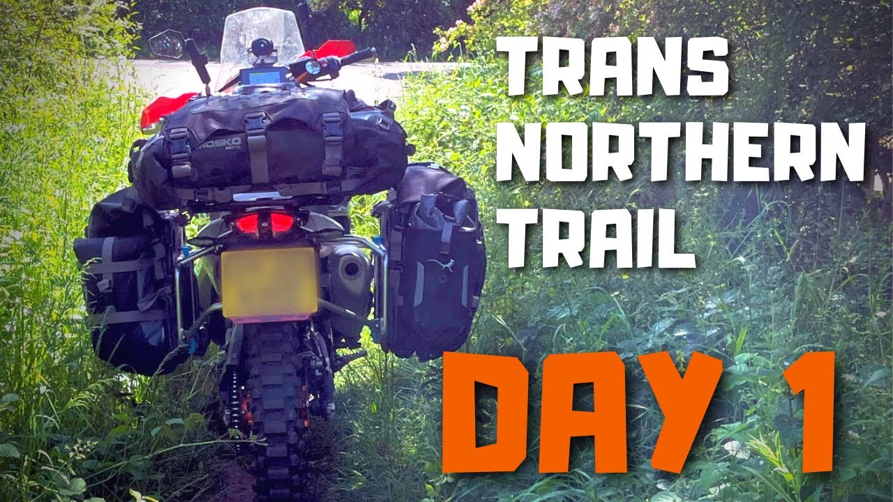 Trans Northern Trail fully loaded on my KTM 790 Adventure | TNT Day 1