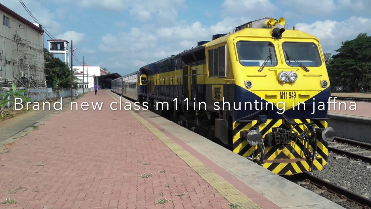 Sri Lankan Railways Class m11 Locomotive Shunting In Jaffna Railway Station Full Part