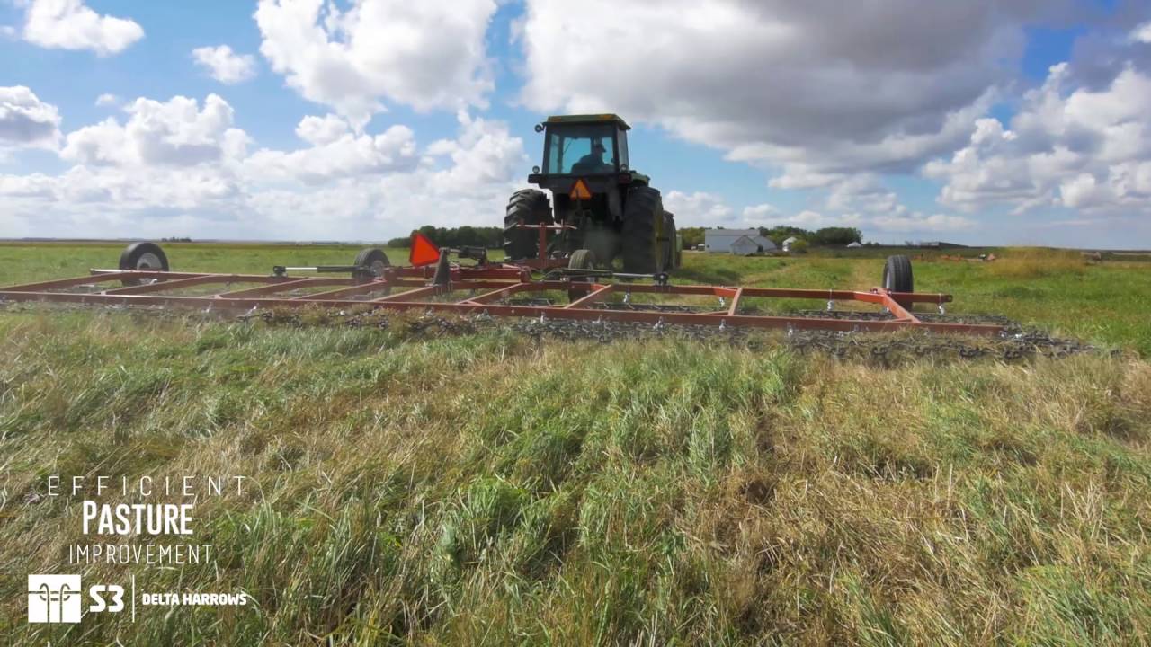 Pasture Improvement with the S3 Delta Harrow