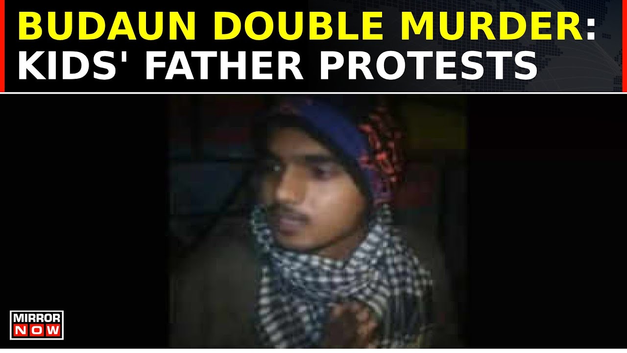 Budaun Double Murder Case: Murdered kids' Father Protests; Sets Bike On Fire | Latest English News