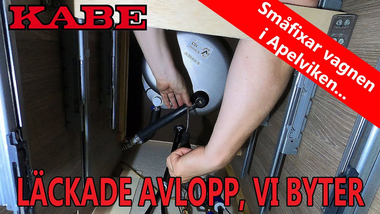 Trasigt avlopp i vagnen - Kabe Royal 600 GLE KS