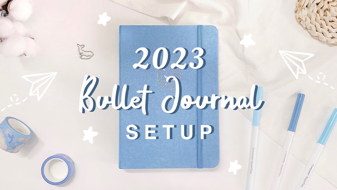 ☁️ мой набор для ведения bullet-журнала в 2023 году