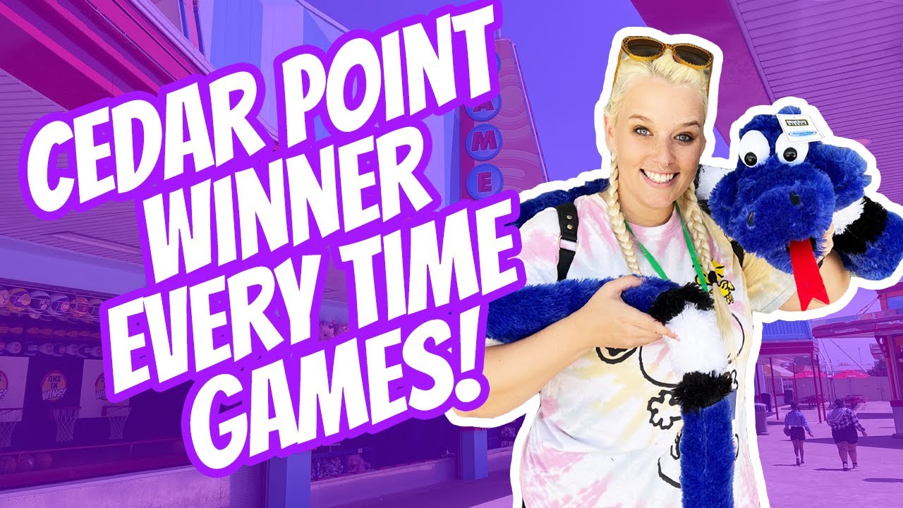 Family Friendly Winner Every Time Carnival Games at Cedar Point!