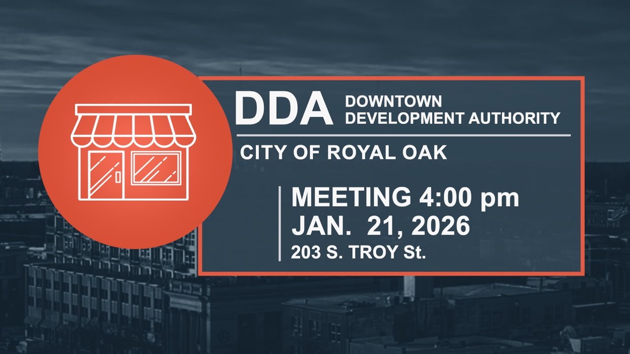 Royal Oak DDA Meeting - Jan 21, 2026