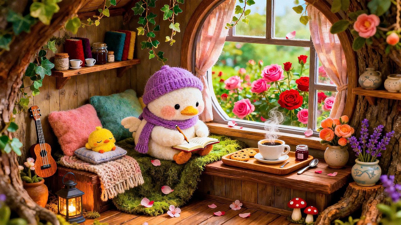 Stay here until your mind feels lighter 🌸 Spring Lofi Beats for Study, Focus & Relaxing