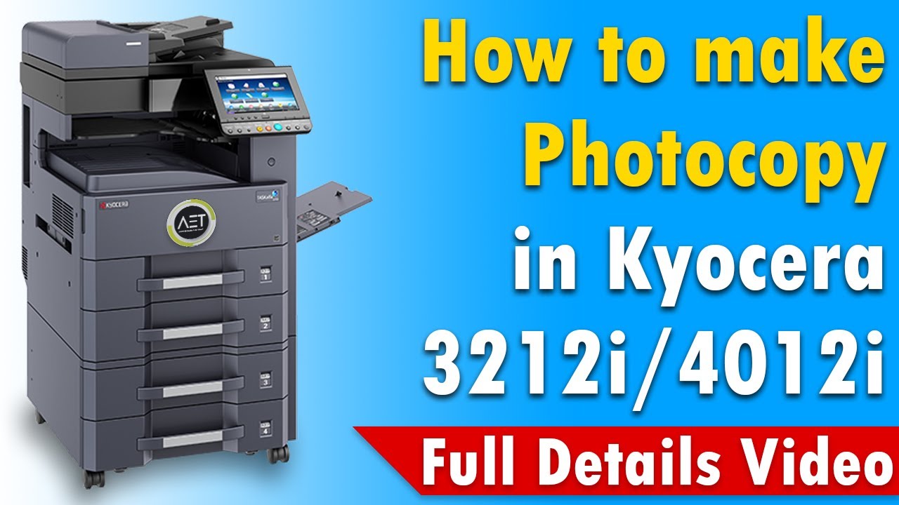 Как сделать фотокопию/ксерокопию на аппарате Kyocera Xerox | Kyocera Taskalfa 1800/ 2200/ 2040dn/...