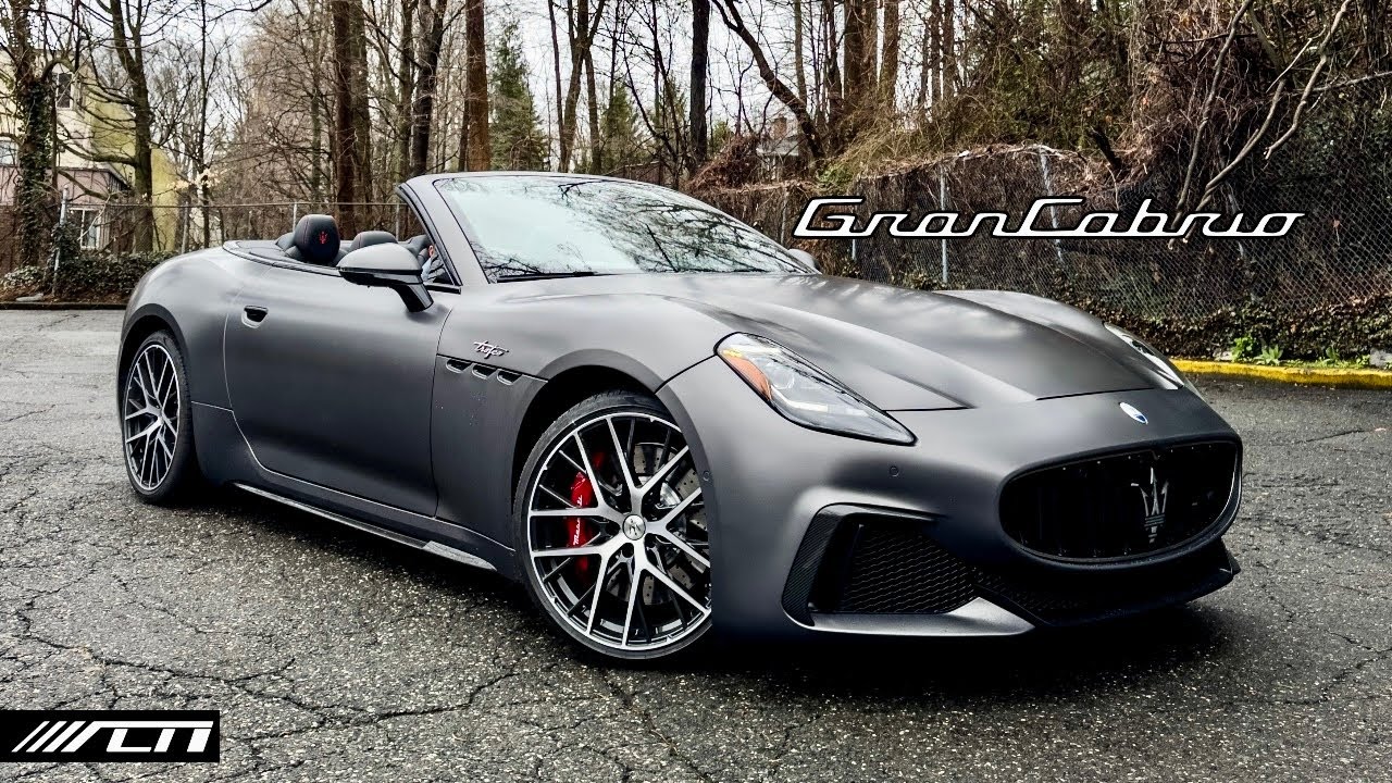 2025 Maserati GranCabrio Trofeo FULL Review /// The Heart of a Supercar