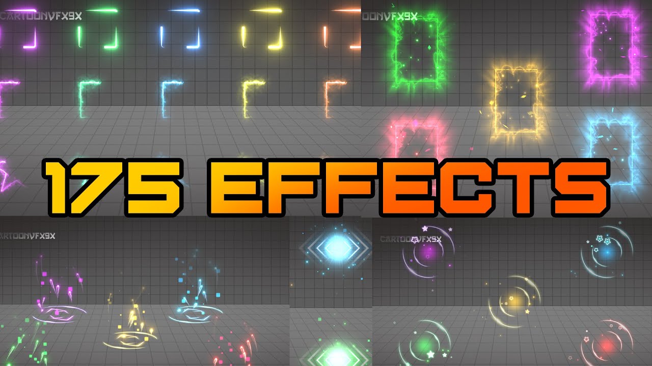 UI VFX Collection Vol2 - CartoonVFX9X -Unity Particle Effect