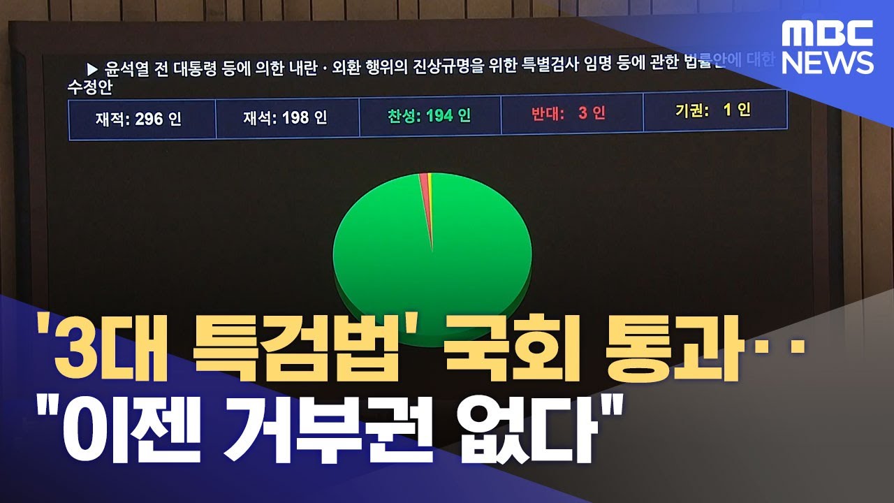 '3대 특검법' 국회 통과‥