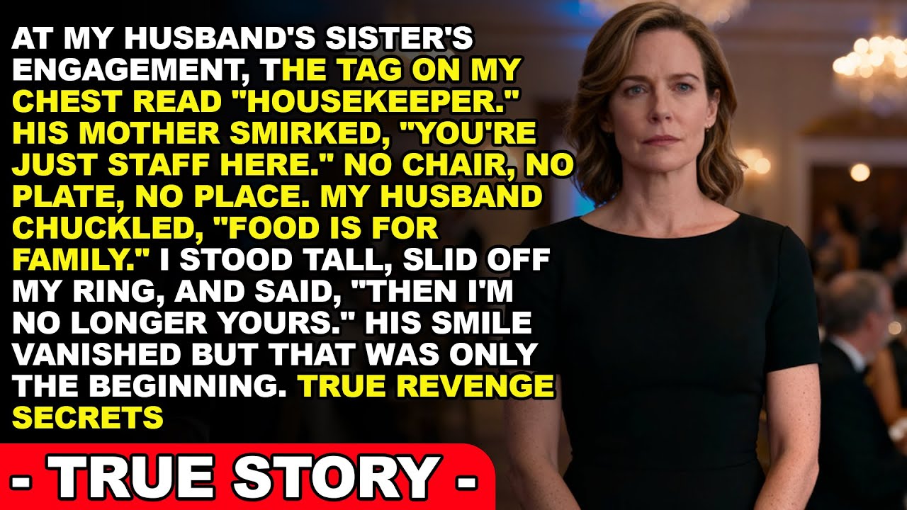They Called Me A Housekeeper At A Luxury Engagement — They Never Expected Who I Really Was