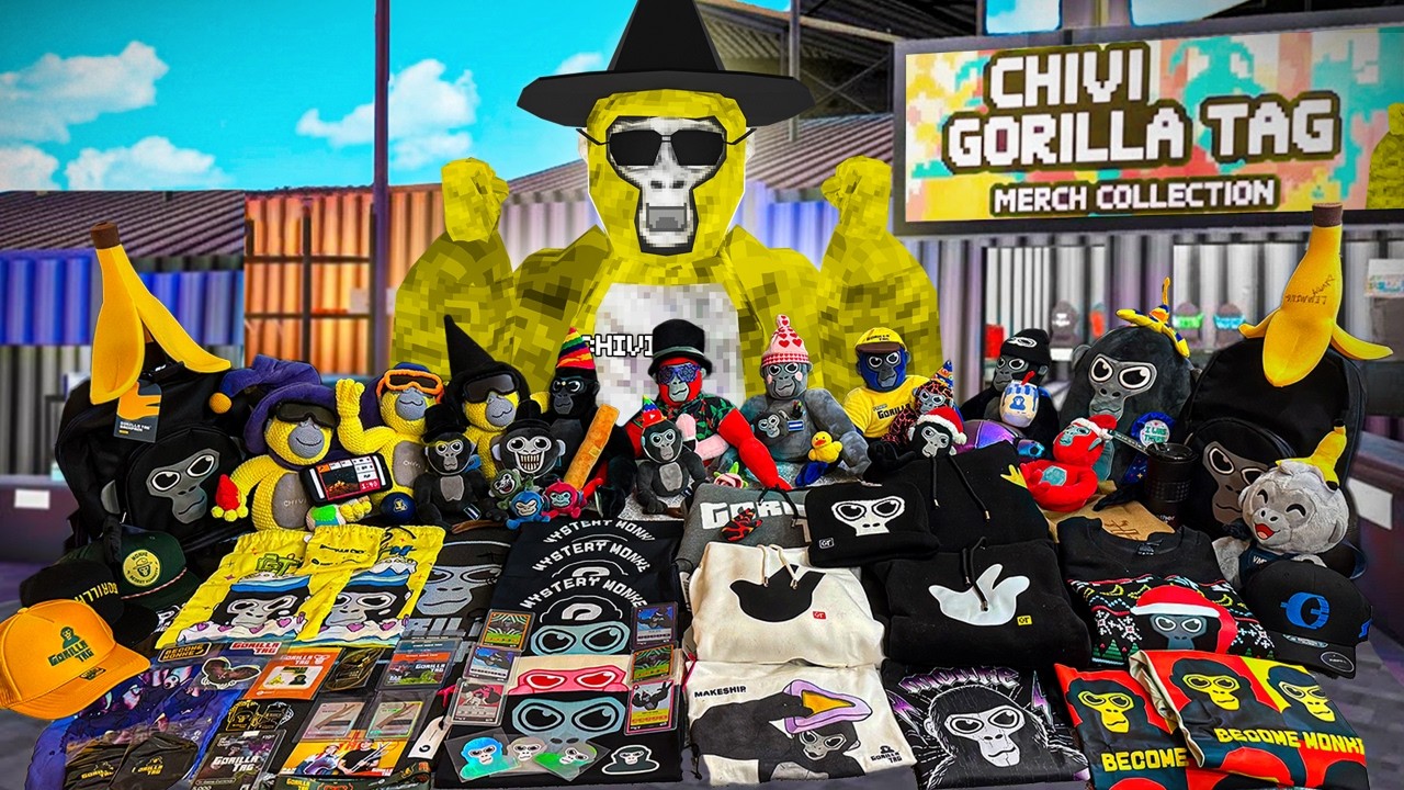 САМАЯ БОЛЬШАЯ коллекция товаров Gorilla Tag в мире!