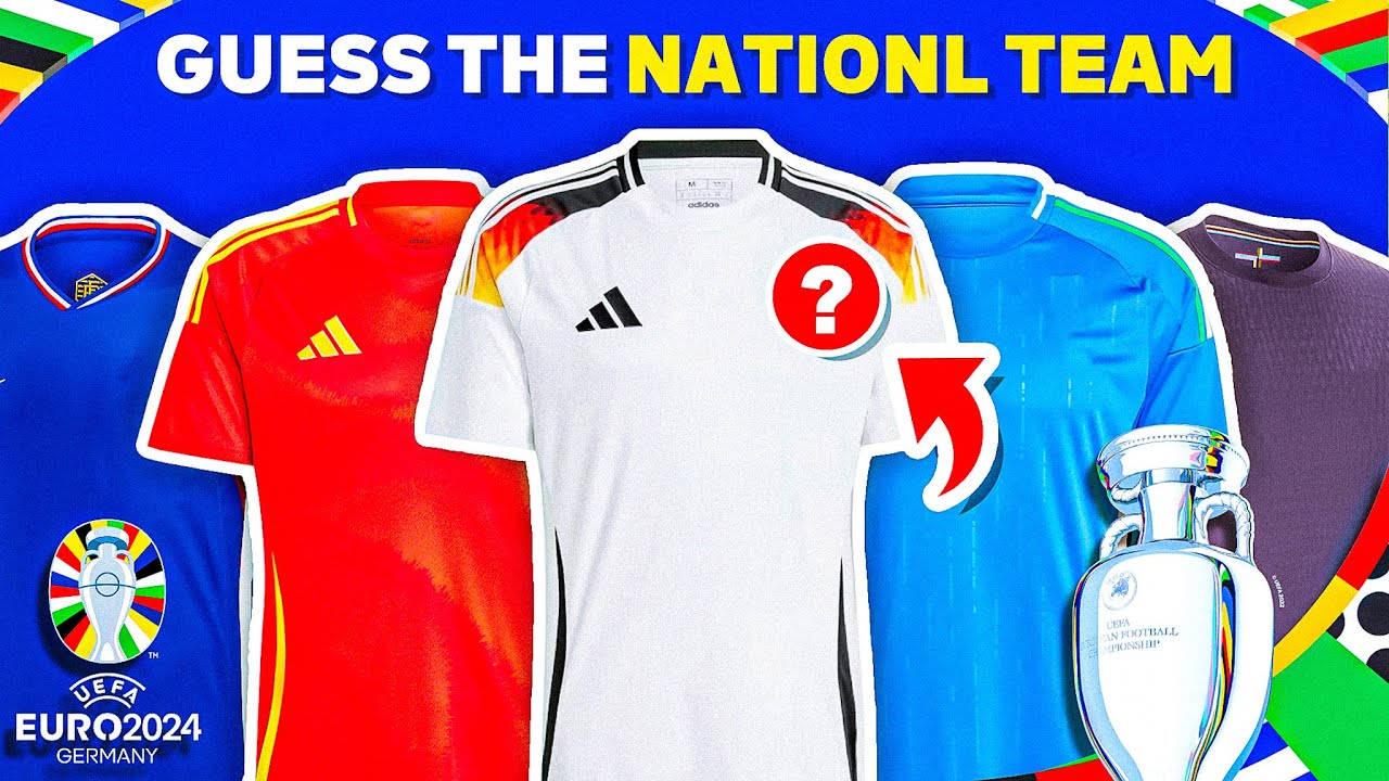 GUESS THE NATIONAL TEAM BY THEIR JERSEY – EURO 2024 | FOOTBALL QUIZ 2024