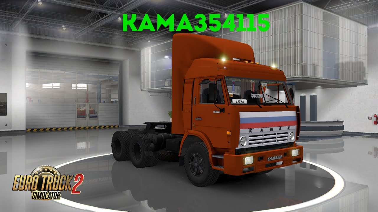Euro Truck Simulator 2 Обзор мода (КАМАЗ 54115)