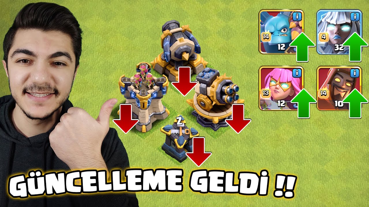 YENİ SEZON ÖNCESİ GÜNCELLEME GELDİ !! - Clash Of Clans