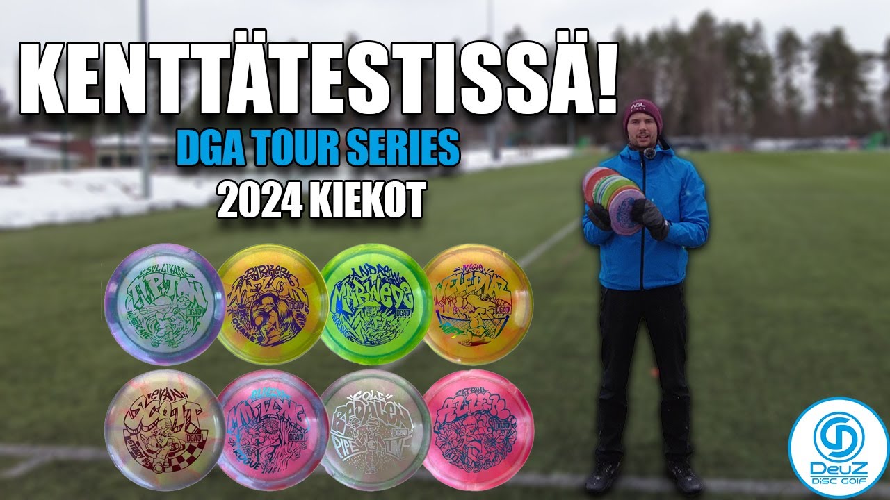 KENTTÄTESTISSÄ! | DGA Tour Series 2024 Kiekot | Deuz Disc Golf