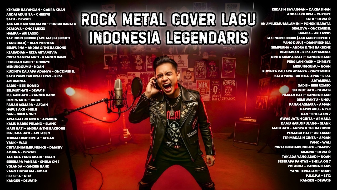 Playlist Lagu Indonesia Terbaik Versi Rock Metal - Cocok Buat Kerja┃Cover by DISTORSI MALAM