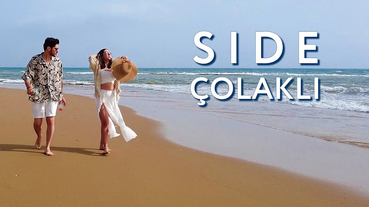 SIDE COLAKLI Strand und Promenade TÜRKEI  #side #colakli #türkei