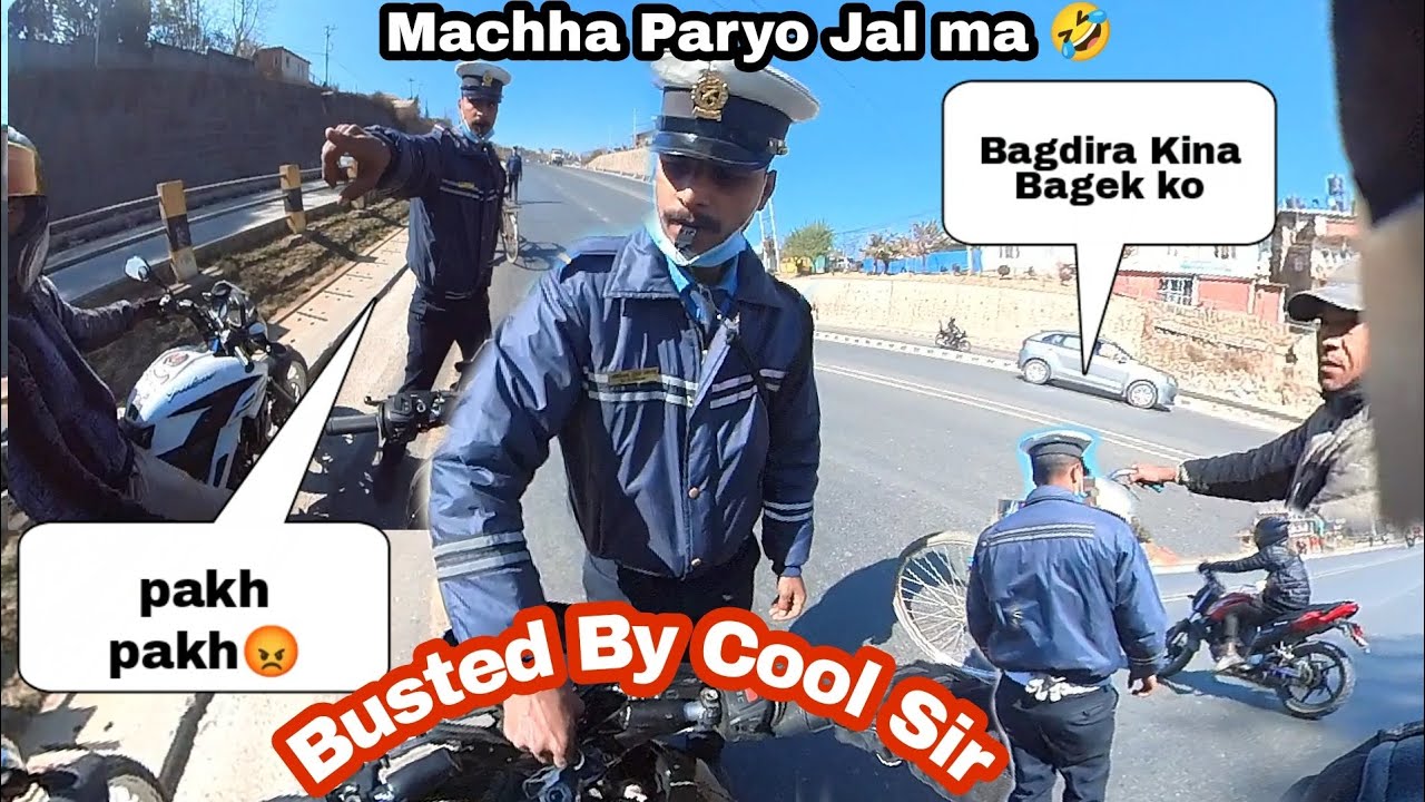 Ns200-Modified Bike Busted By Nepal Traffic Police👮‍♂️||Cool Cops||#Nepalibikers🇳🇵