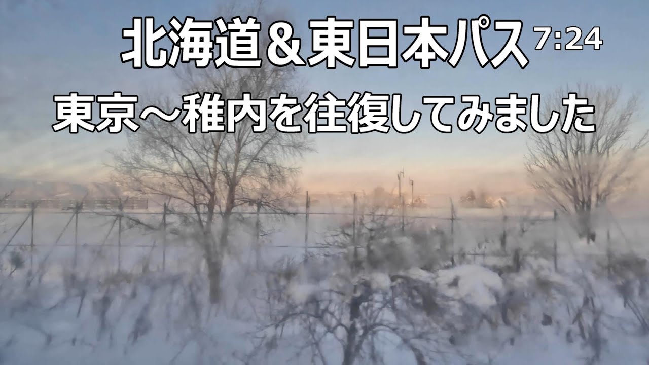 [ぷらっと北海道2024] 北海道・東日本パスで東京～稚内 非鉄オタの行き当たりばっ旅