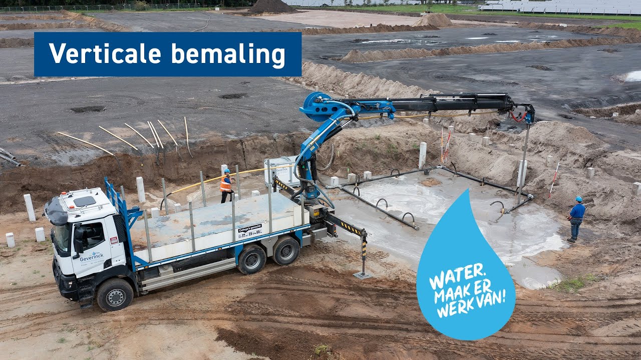 Verticale Bemaling Spoelboorwagen | Geverinck Bronbemaling