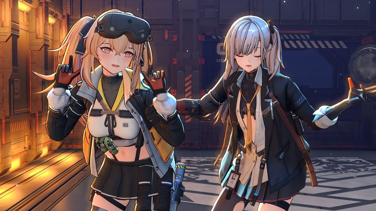 Girls' Frontline 2：Exilium MMD｜キスキツネ｜Leva × Lenna 