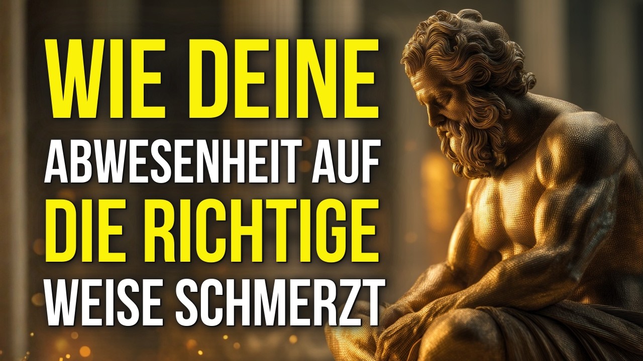 WIE MAN JEMANDEN DEINE ABWESENHEIT SPÜREN LÄSST, OHNE ETWAS ZU SAGEN | STOIZISMUS