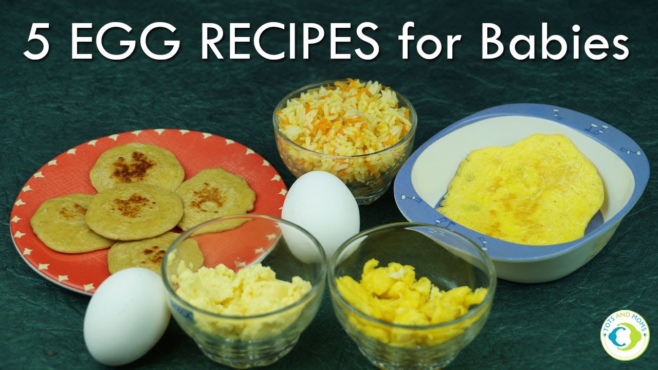 How and When to give Eggs to Baby? With 5 Egg recipes for Babies | Homemade Indian Baby Food