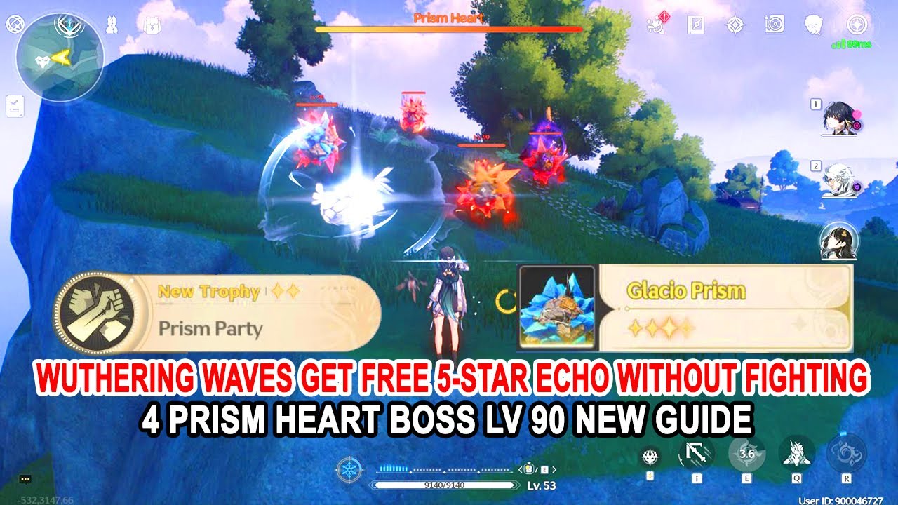 Wuthering Waves Get Free 5-Star Echo Without Fighting - 4 Prism Heart Boss lv 90 New Guide