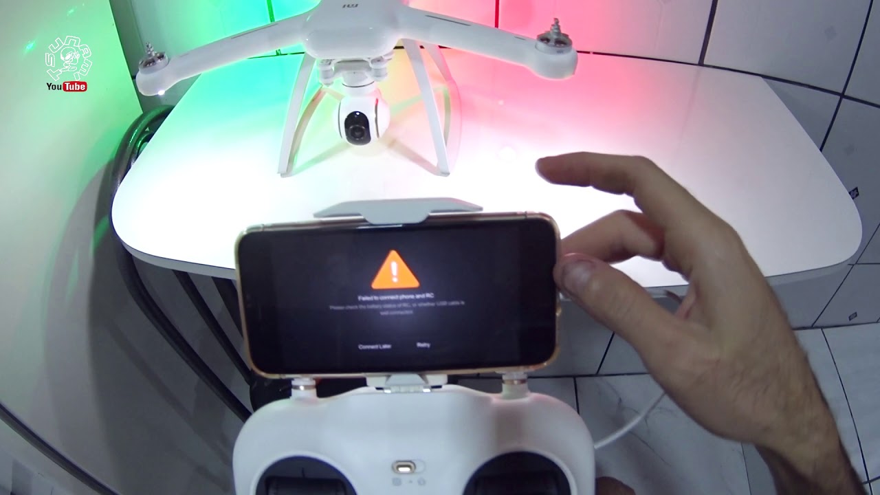 Como conectar mi drone 4k no iphone via cabo usb