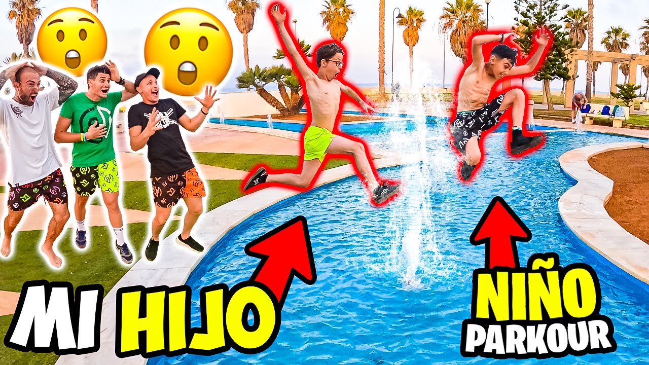 SI TE CAES PIERDES vs MINI SKUAD LR😈 *NIÑOS de 10 AÑOS* | COMPETICIÓN de PARKOUR