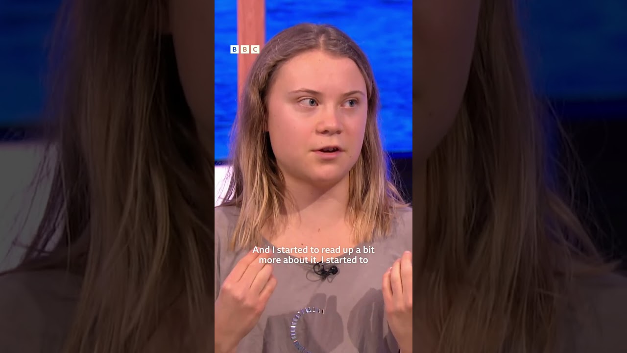 Greta Thunberg on how to tackle climate anxiety 🌍 #TheOneShow #iPlayer #GretaThunberg