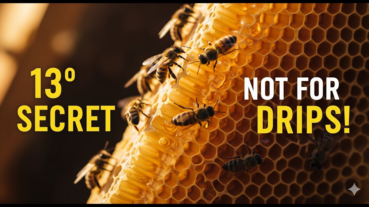 Why Honeycombs are Tilted at Exactly 13 Degrees (It’s Not Why You Think!)