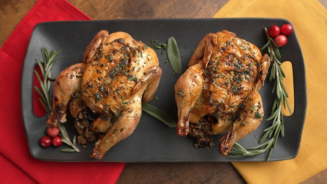 Thanksgiving Cornish Hens w/ Wild Rice Stuffing [ep 19]