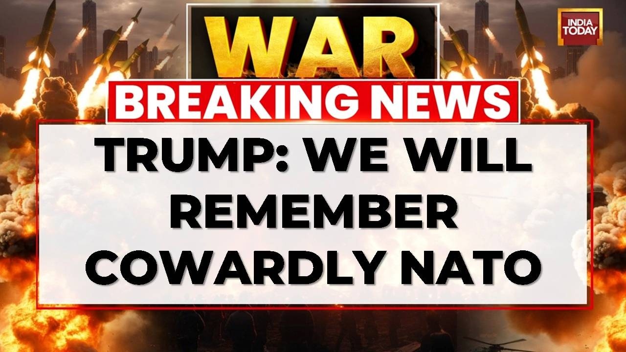 Donald Trump Calls NATO 'Paper Tiger' & 'Cowards' Over Strait Of Hormuz Standoff | US-Iran War