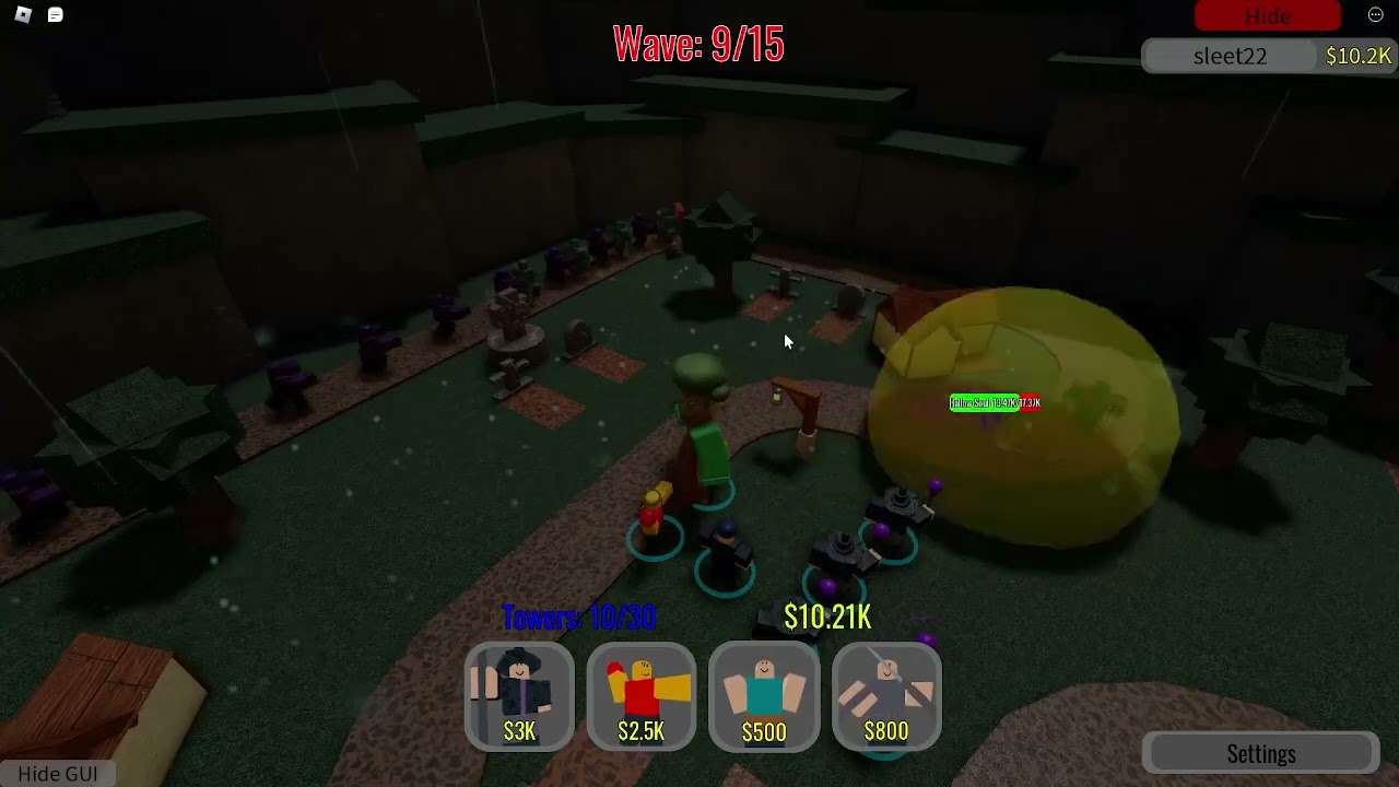 Roblox Adventure Tower Defense Halloween Nightmare SOLO