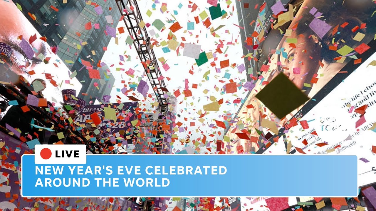 New Year's eve celebrated around the world