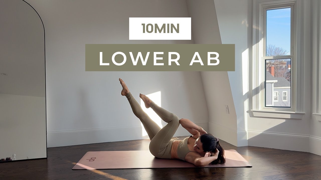 10MIN Toned Lower Abs & Waist | At Home Pilates - Beginner Friendly