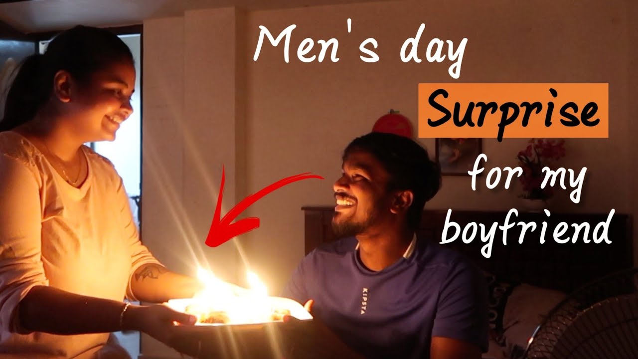 Surprising my boyfriend,my son and my father on Men's day ( They were shocked )