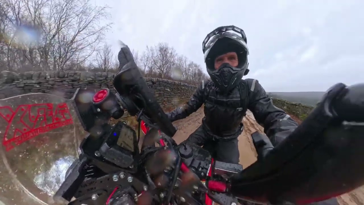 Snow Falls & Hill Falls -Midweek trails in the Peaks 🏔️🏍️🌨️🥶