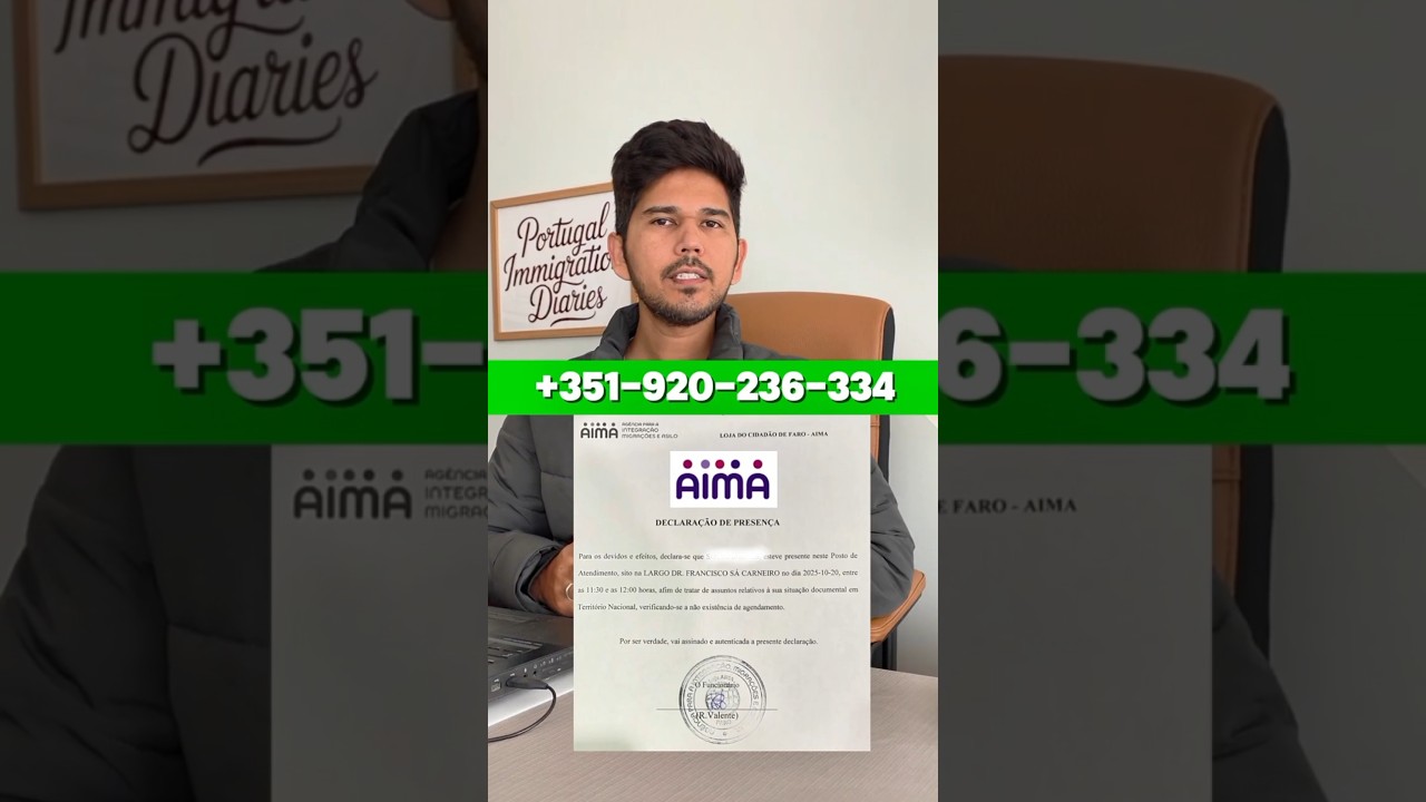 Portugal AIMA Update &ndash; Important Letter Needed if Your AIMA Appointment is Rescheduled