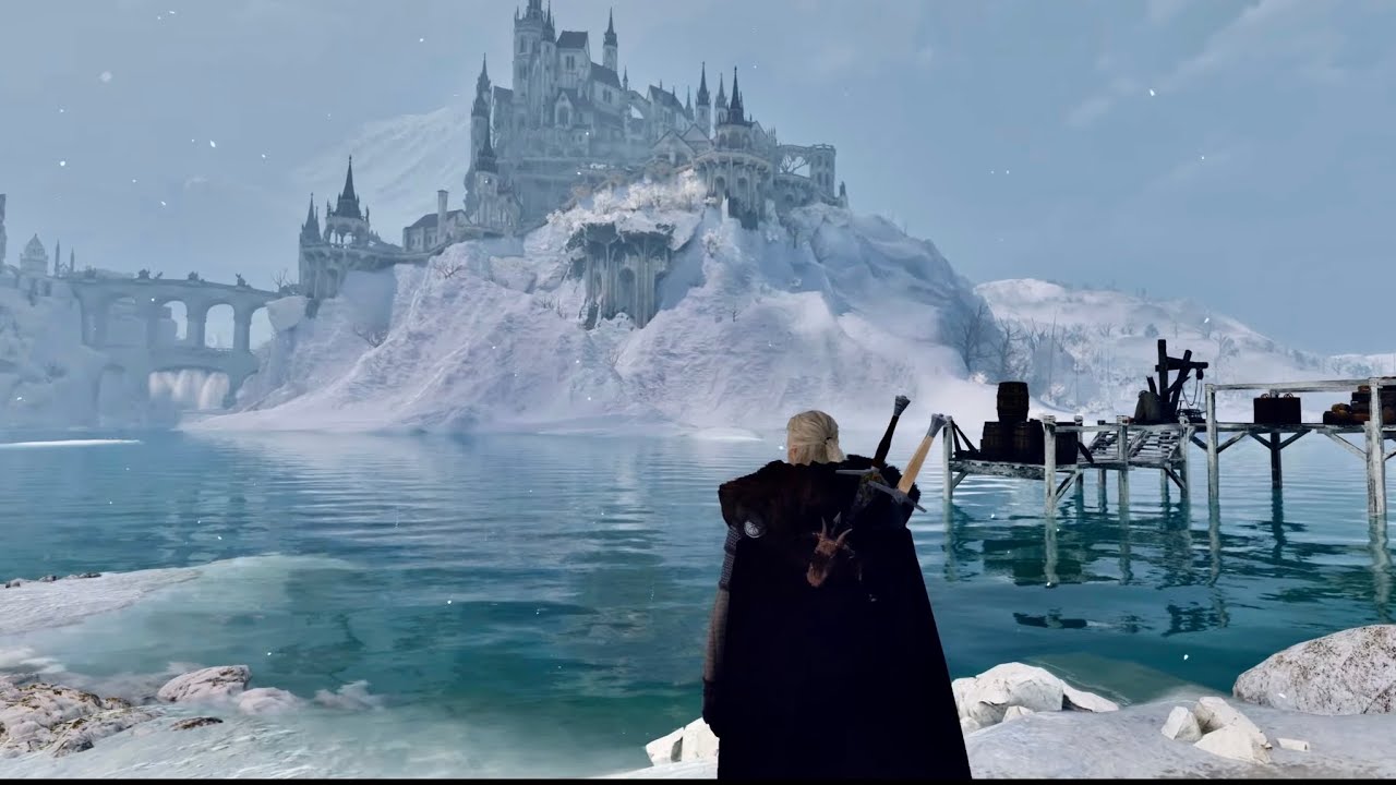 [4K-HDR] Witcher 3: Toussaint Winter Wonderland! | RTX 4090 - Stunning Icewine Mod Showcase