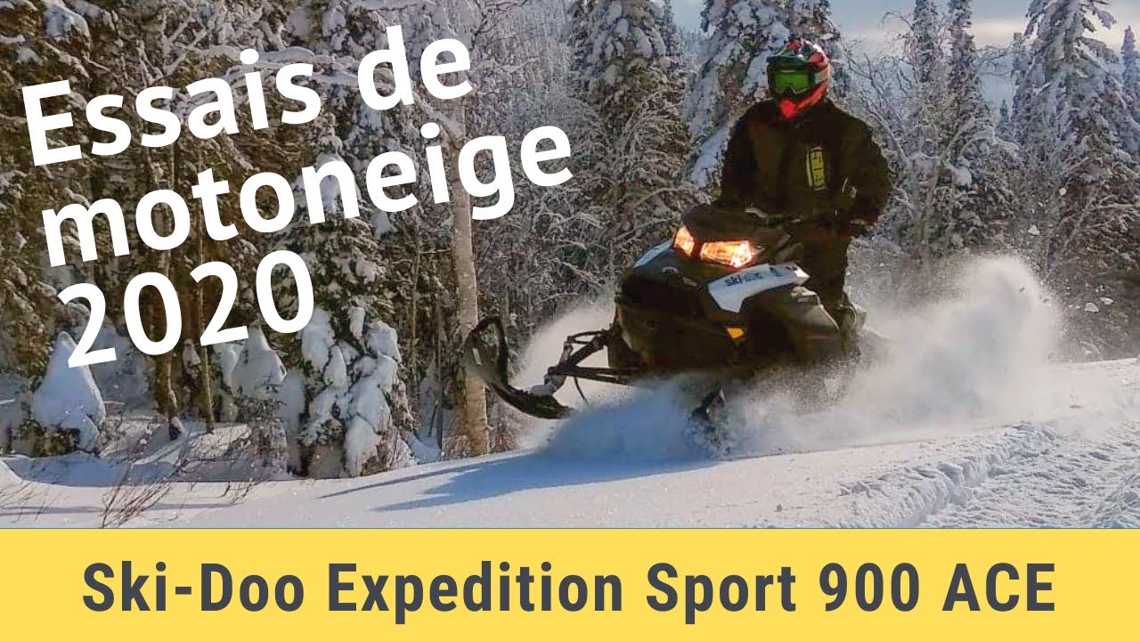 Capsules Motoneiges.ca - Essai de l'Expedition Sport 900 ACE 2020 de Ski-Doo