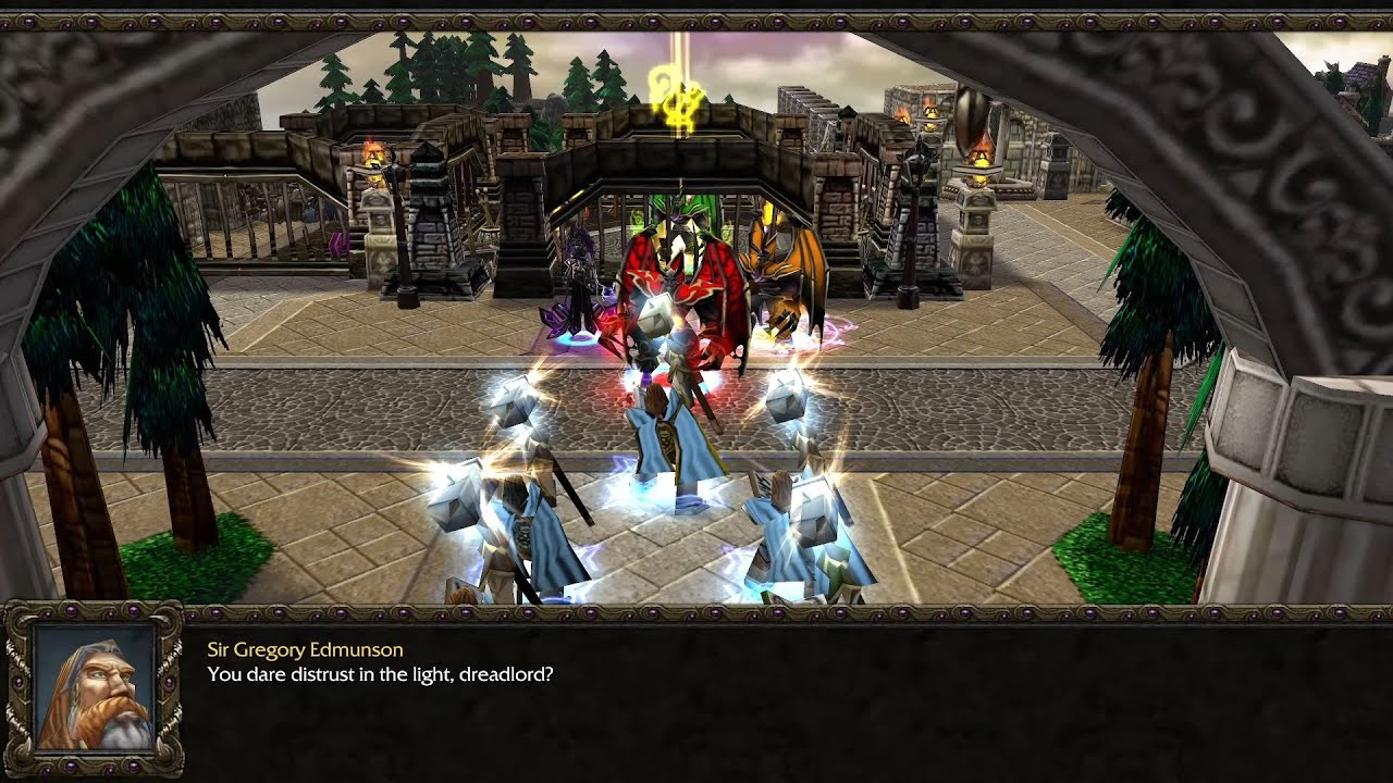 Tichondrius gets cornered by the Silver Hand paladins