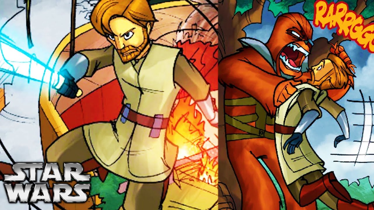 The Time Obi-Wan Almost Sparked a CIVIL WAR On Kashyyyk Because of His Bad Aim - Star Wars